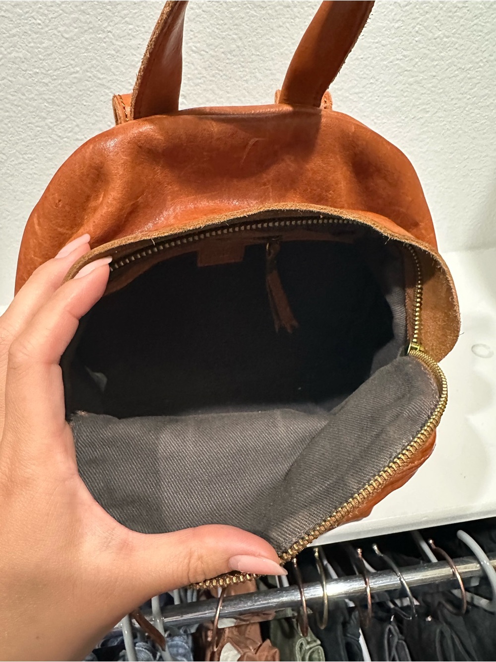 Madewell Mini Lorimer Backpack - Picture 3 of 3